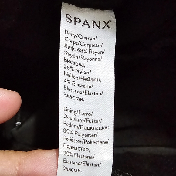Spanx The Perfect Pant Hi Rise Flare Black size M - Picture 10 of 10